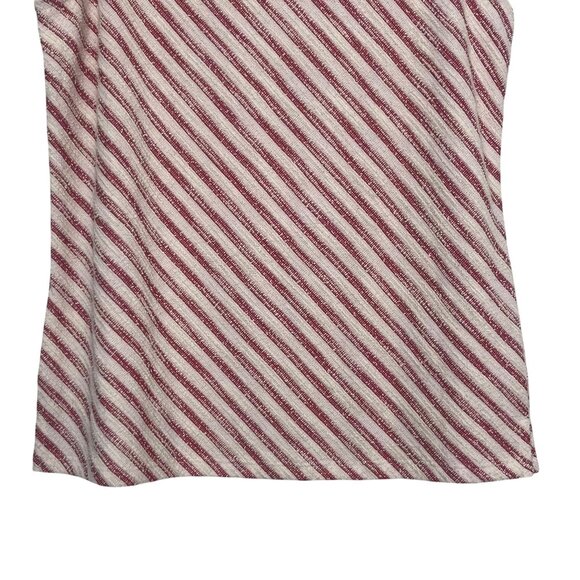 Liz Claiborne Sleeveless Tank Top Womens Medium Red White New WOT Summer - Picture 3 of 6